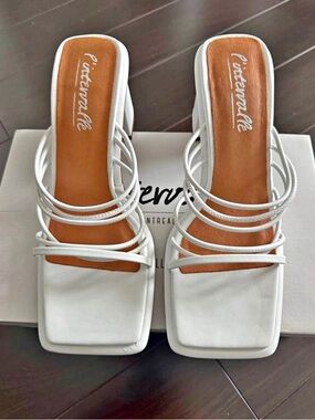 L'INTERVALLE White Heeled Sandal